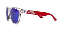 Occhiali Da Sole Unisex HAWKERS Radiante | Lenti Specchio Beige, Montatura Rossa, Protezione UV400